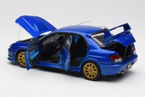 Subaru Impreza WRX STI GD Sininen AUTOart 1:18 78681 Metalli — kuva 5 / 8