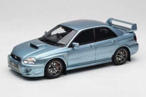 Subaru Impreza WRX STi WR1 GD P. Solberg Edition Ice Blue Metallic Otto 1:18 OT1114 Hartsi