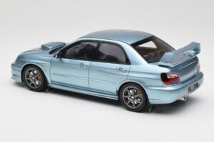 Subaru Impreza WRX STi WR1 GD P. Solberg Edition Ice Blue Metallic Otto 1:18 OT1114 Hartsi — kuva 5 / 6