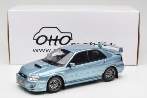 Subaru Impreza WRX STi WR1 GD P. Solberg Edition Ice Blue Metallic Otto 1:18 OT1114 Hartsi — kuva 6 / 6