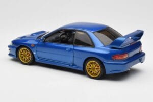 Subaru Impreza WRX Type R Sininen AUTOart 1:18 78612 Metalli — kuva 7 / 8