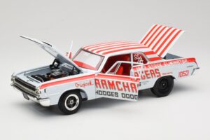 Dodge 330 Super Stock Ramchargers NHRA 1964 Highway 61 1:18 50044 Metalli — kuva 2 / 8