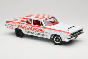 Dodge 330 Super Stock Ramchargers NHRA 1964 Highway 61 1:18 50044 Metalli — kuva 6 / 8