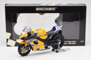 Suzuki GSX-R 1000 Team Alstare Corona Extra Y. Kagayama WSB 2005 Minichamps 1:12 122052271 Metalli — kuva 6 / 6