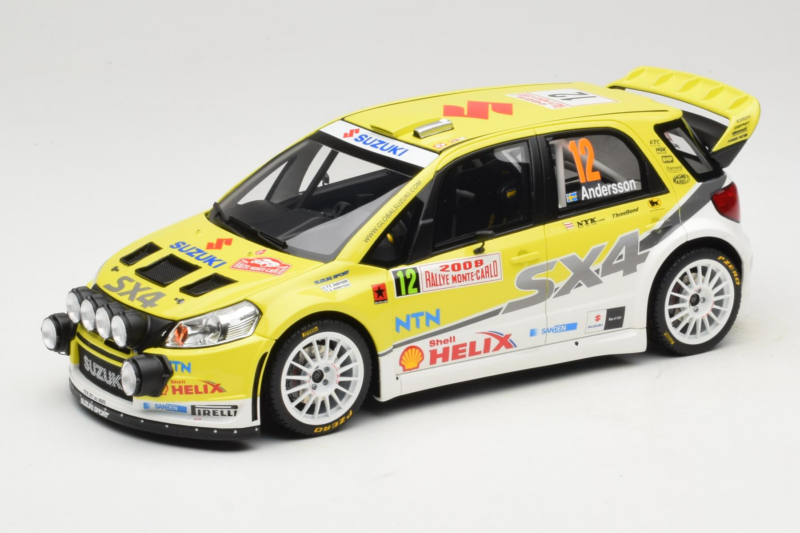 Suzuki SX4 WRC #12 P-G. Andersson / J. Andersson Rally Monte Carlo 2008 Night Version Otto 1:18 OT495 Hartsi