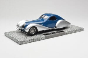 Talbot-Lago T150 C-SS Coupe Sininen Hopea Minichamps 1:18 107117122 Hartsi