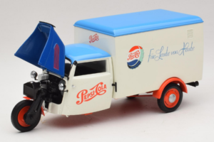 Tempo Dreirad Kastenwagen Pepsi Minichamps 1:18 150099024 Metalli — kuva 2 / 8