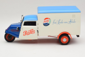 Tempo Dreirad Kastenwagen Pepsi Minichamps 1:18 150099024 Metalli — kuva 4 / 8