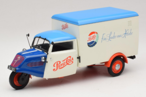 Tempo Dreirad Kastenwagen Pepsi Minichamps 1:18 150099024 Metalli