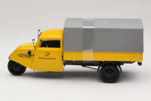 Tempo Hanseat Kastenwagen Deutsche Post Minichamps 1:18 TEMPO001 Metalli — kuva 3 / 6