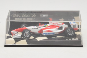 Toyota TF104 Panasonic #16 C. da Matta Panasonic Toyota Racing 2004 Minichamps 1:43 400040016 Metalli — kuva 4 / 5