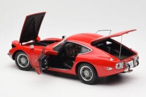Toyota 2000 GT Punainen AUTOart 1:18 78741 Metalli — kuva 5 / 8