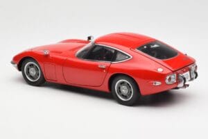 Toyota 2000 GT Punainen AUTOart 1:18 78741 Metalli — kuva 7 / 8