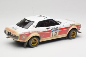Toyota Celica 2000 GT RA21 #18 J-L. Therier RAC Rally 1977 IXO 1:18 18RMC189C Metalli — kuva 2 / 6