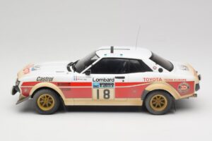 Toyota Celica 2000 GT RA21 #18 J-L. Therier RAC Rally 1977 IXO 1:18 18RMC189C Metalli — kuva 3 / 6