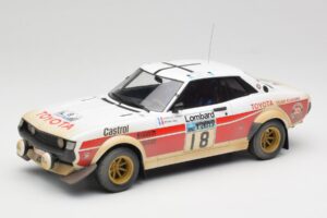 Toyota Celica 2000 GT RA21 #18 J-L. Therier RAC Rally 1977 IXO 1:18 18RMC189C Metalli