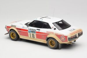 Toyota Celica 2000 GT RA21 #18 J-L. Therier RAC Rally 1977 IXO 1:18 18RMC189C Metalli — kuva 5 / 6