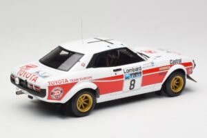 Toyota Celica 2000 GT RA21 #8 H. Mikkola / A. Hertz RAC Rally 1977 IXO 1:18 18RMC189A Metalli — kuva 2 / 6