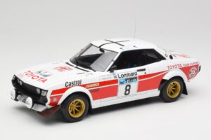 Toyota Celica 2000 GT RA21 #8 H. Mikkola / A. Hertz RAC Rally 1977 IXO 1:18 18RMC189A Metalli