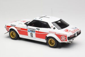 Toyota Celica 2000 GT RA21 #8 H. Mikkola / A. Hertz RAC Rally 1977 IXO 1:18 18RMC189A Metalli — kuva 5 / 6