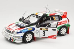 Toyota Corolla WRC #3 C. Sainz / L. Moya Safari Rally 1999 AUTOart 1:18 89982 Metalli — kuva 2 / 8