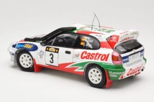 Toyota Corolla WRC #3 C. Sainz / L. Moya Safari Rally 1999 AUTOart 1:18 89982 Metalli — kuva 7 / 8