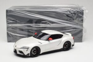 Toyota GR Supra A90 Fuji Speedway Edition White Pearl Metallic GT Spirit 1:18 GT341 Hartsi — kuva 6 / 6