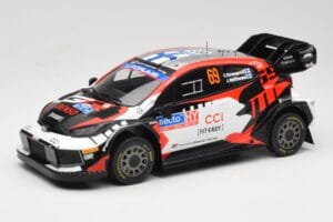 Toyota GR Yaris Rally1 #69 Toyota Gazoo Racing WRT K. Rovanpera / J. Halttunen Rally Finland 2024 IXO 1:18 18RMC218 Metalli