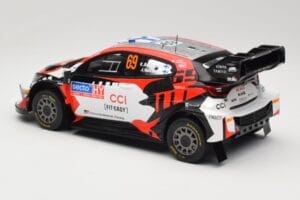 Toyota GR Yaris Rally1 #69 Toyota Gazoo Racing WRT K. Rovanpera / J. Halttunen Rally Finland 2024 IXO 1:18 18RMC218 Metalli — kuva 5 / 6