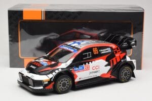 Toyota GR Yaris Rally1 #69 Toyota Gazoo Racing WRT K. Rovanpera / J. Halttunen Rally Finland 2024 IXO 1:18 18RMC218 Metalli — kuva 6 / 6