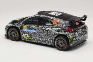 Toyota GR Yaris Rally2 #20 O. Solberg / E. Edmondson Rally Monte Carlo 2025 IXO 1:18 18RMC232 Metalli — kuva 5 / 6