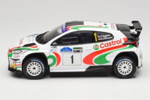 Toyota GR Yaris Rally2 #1 C. Ingram / R. Whittock Voyonic Grampian Forest Rally 2024 IXO 1:18 18RMC213 Metalli — kuva 3 / 6