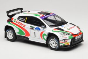 Toyota GR Yaris Rally2 #1 C. Ingram / R. Whittock Voyonic Grampian Forest Rally 2024 IXO 1:18 18RMC213 Metalli — kuva 4 / 6