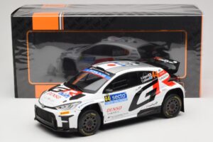 Toyota GR Yaris Rally2 #44 H. Kogure Rally Finland 2024 IXO 1:18 18RMC212B Metalli — kuva 6 / 6
