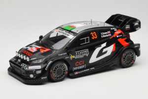 Toyota GR Yaris WRC #33 E. Evans / S. Martin Rally Monte Carlo 2025 IXO 1:18 18RMC229B Metalli