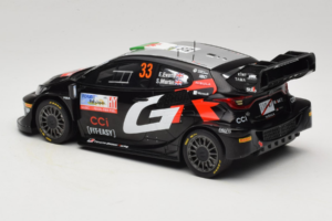 Toyota GR Yaris Rally1 #33 E. Evans / S. Martin Rally Japan Winner 2024 IXO 1:18 18RMC227 Metalli — kuva 5 / 6