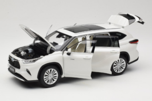 Toyota Highlander XU70 Valkoinen OEM 1:18 26071-2011 Metalli — kuva 2 / 8
