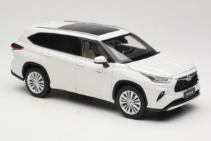 Toyota Highlander XU70 Valkoinen OEM 1:18 26071-2011 Metalli — kuva 6 / 8