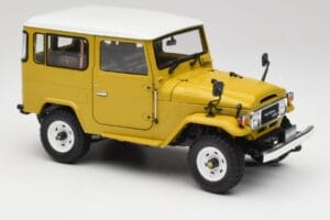 Toyota Land Cruiser FJ40 Sinappi Keltainen Kyosho 1:18 08971Y Metalli — kuva 6 / 8