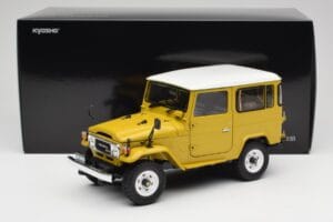 Toyota Land Cruiser FJ40 Sinappi Keltainen Kyosho 1:18 08971Y Metalli — kuva 8 / 8