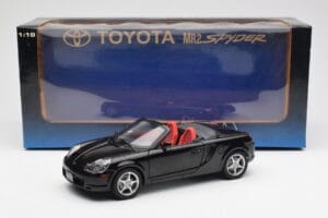 Toyota MR2 Spyder W30 Musta LHD AUTOart 1:18 78714 Metalli — kuva 8 / 8