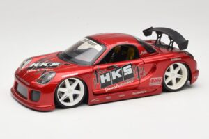 Toyota MR2 Spyder ZZW30 Tuned Punainen Jada 1:18 63194 Metalli
