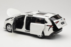 Toyota Sienna XL30 Valkoinen OEM 1:18 TOYOTA013 Metalli — kuva 5 / 8