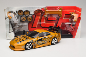 Toyota Supra A80 Kulta Tunerz Edition Hot Wheels 1:18 B6091 Metalli — kuva 2 / 7