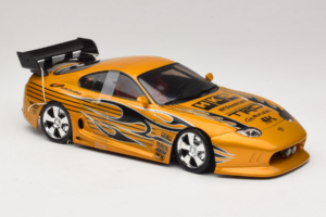 Toyota Supra A80 Kulta Tunerz Edition Hot Wheels 1:18 B6091 Metalli — kuva 5 / 7