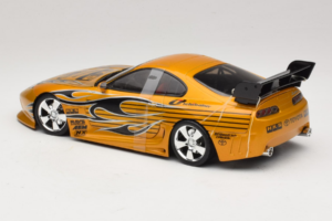 Toyota Supra A80 Kulta Tunerz Edition Hot Wheels 1:18 B6091 Metalli — kuva 6 / 7