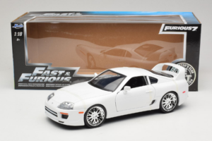 Toyota Supra Mk4 Valkoinen Fast & Furious Jada 1:18 97509 Metalli — kuva 6 / 6