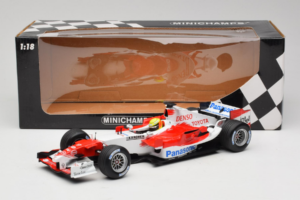 Toyota TF105 #17 R. Schumacher Panasonic Toyota Racing 2005 Minichamps 1:18 100050017 Metalli — kuva 7 / 7