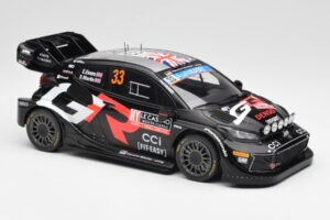 Toyota Yaris Rally1 WRC #33 E. Evans / S. Martin Rally Monte Carlo Night Version 2024 IXO 1:18 18RMC197 Metalli — kuva 4 / 6