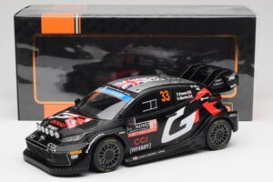 Toyota Yaris Rally1 WRC #33 E. Evans / S. Martin Rally Monte Carlo Night Version 2024 IXO 1:18 18RMC197 Metalli — kuva 6 / 6